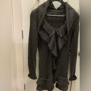 Cozy Charcoal Knit Women's Sweater